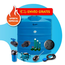 Cargar imagen en el visor de la galería, Cisterna Rotoplas 10000 litros con equipo - Outlet Cisternas